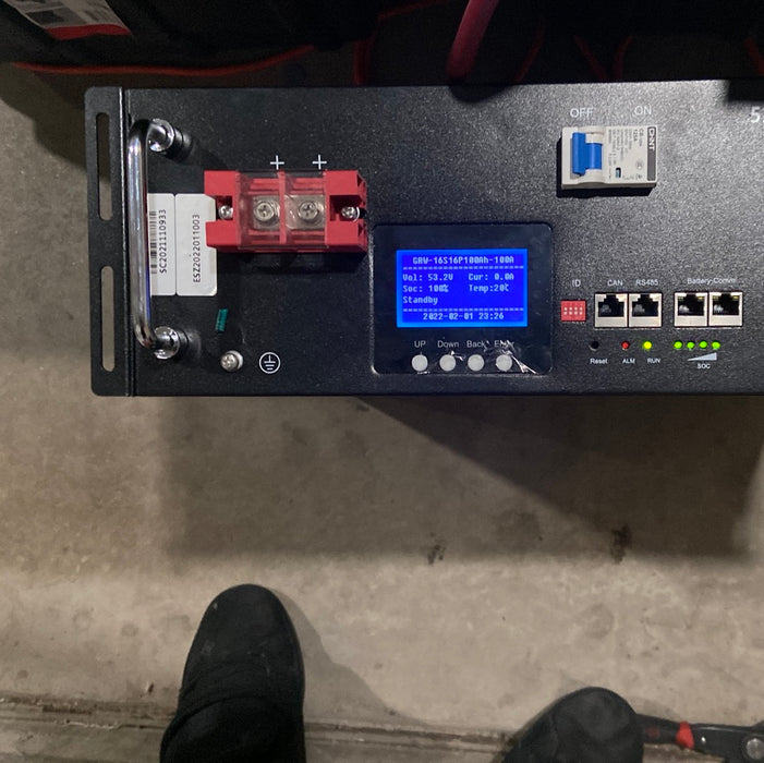 48 volt lithium battery's stackable server rack battery