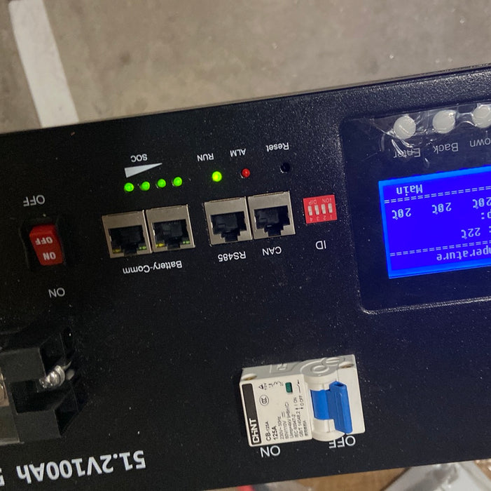 24 volt 200 amp hours lithium battery's stackable server rack battery