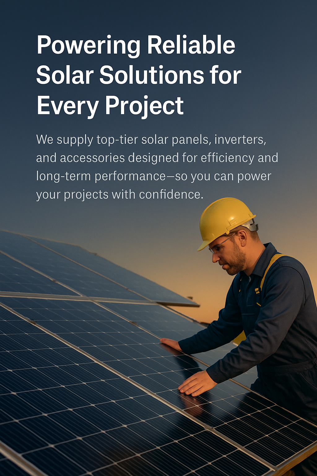 Quality Solar Parts, Trusted by Professionals Everywhere